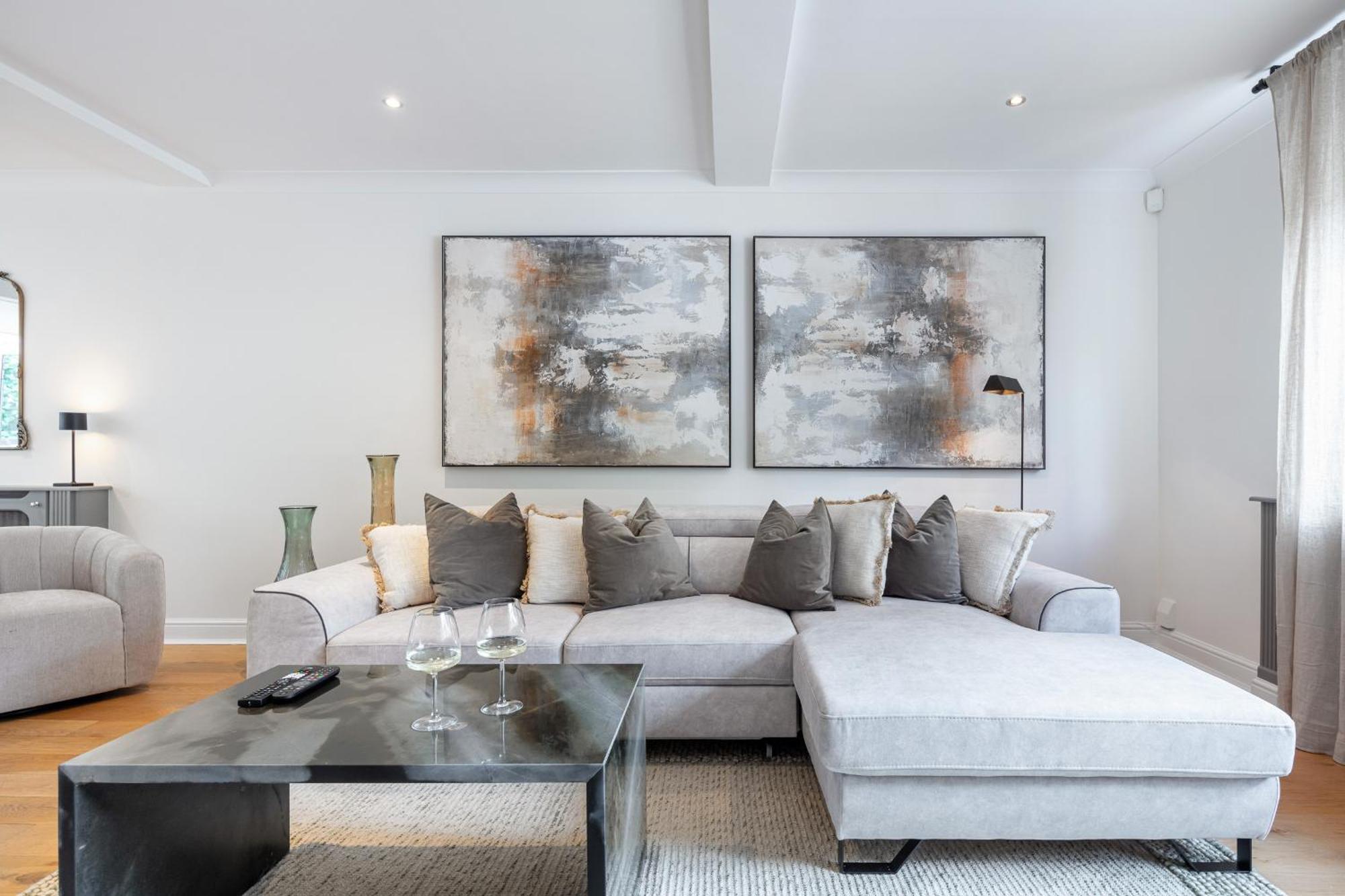 Rare 4Beds Townhouse In Kensington With Patio Villa London Eksteriør billede