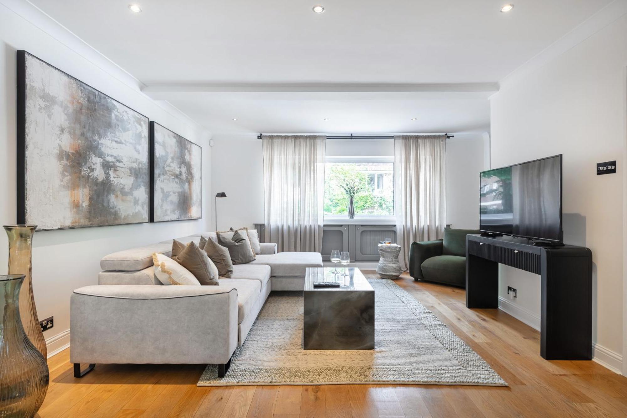 Rare 4Beds Townhouse In Kensington With Patio Villa London Eksteriør billede